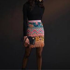 Anthropologie Multicolor Mini Skirt
